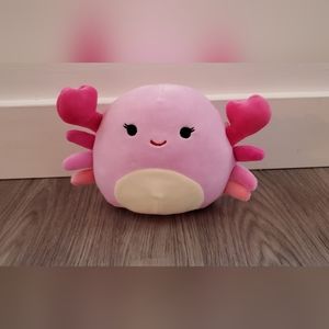 Mini Squishmallow Pink Crab